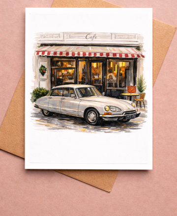 GroWishes Silbernes Auto