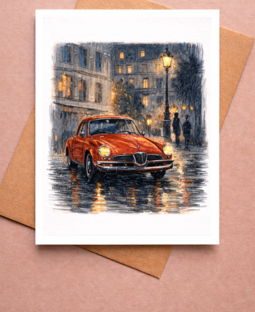 GroWishes Rotes Auto