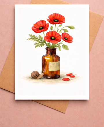 GroWishes Blumen im Glas