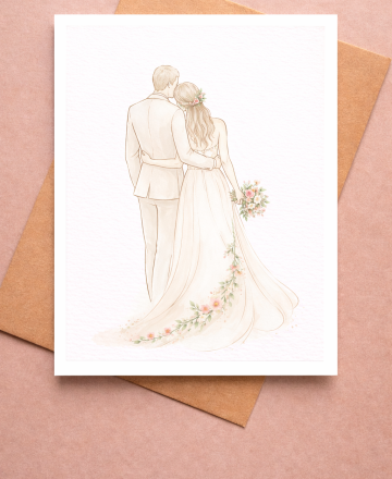 GroWishes Hochzeitspaar