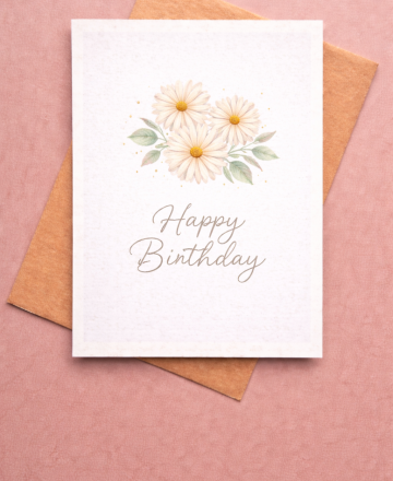 GroWishes Blumen Happy Birthday