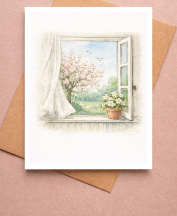 GroWishes Fenster Frühling