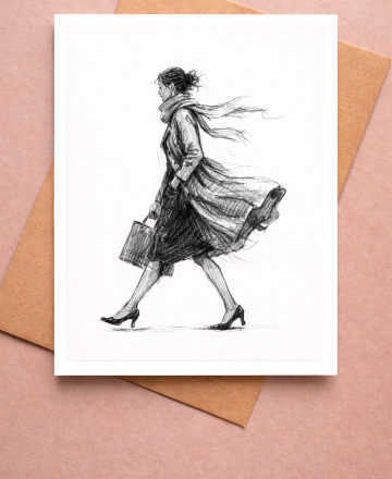 GroWishes Laufende Frau