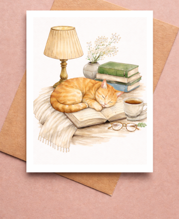 GroWishes Schlafende Katze