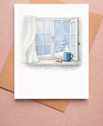 GroWishes Fenster Winter